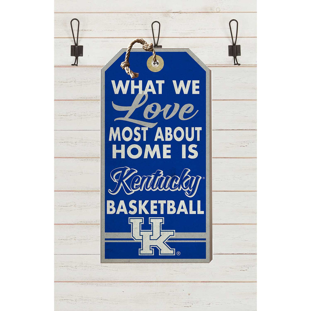 Small Hanging Tag What We Love Most Kentucky Wildcats - Basketball