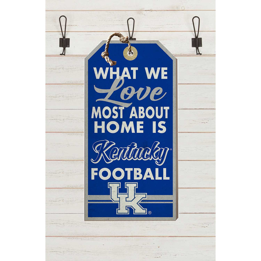 Small Hanging Tag What We Love Most Kentucky Wildcats