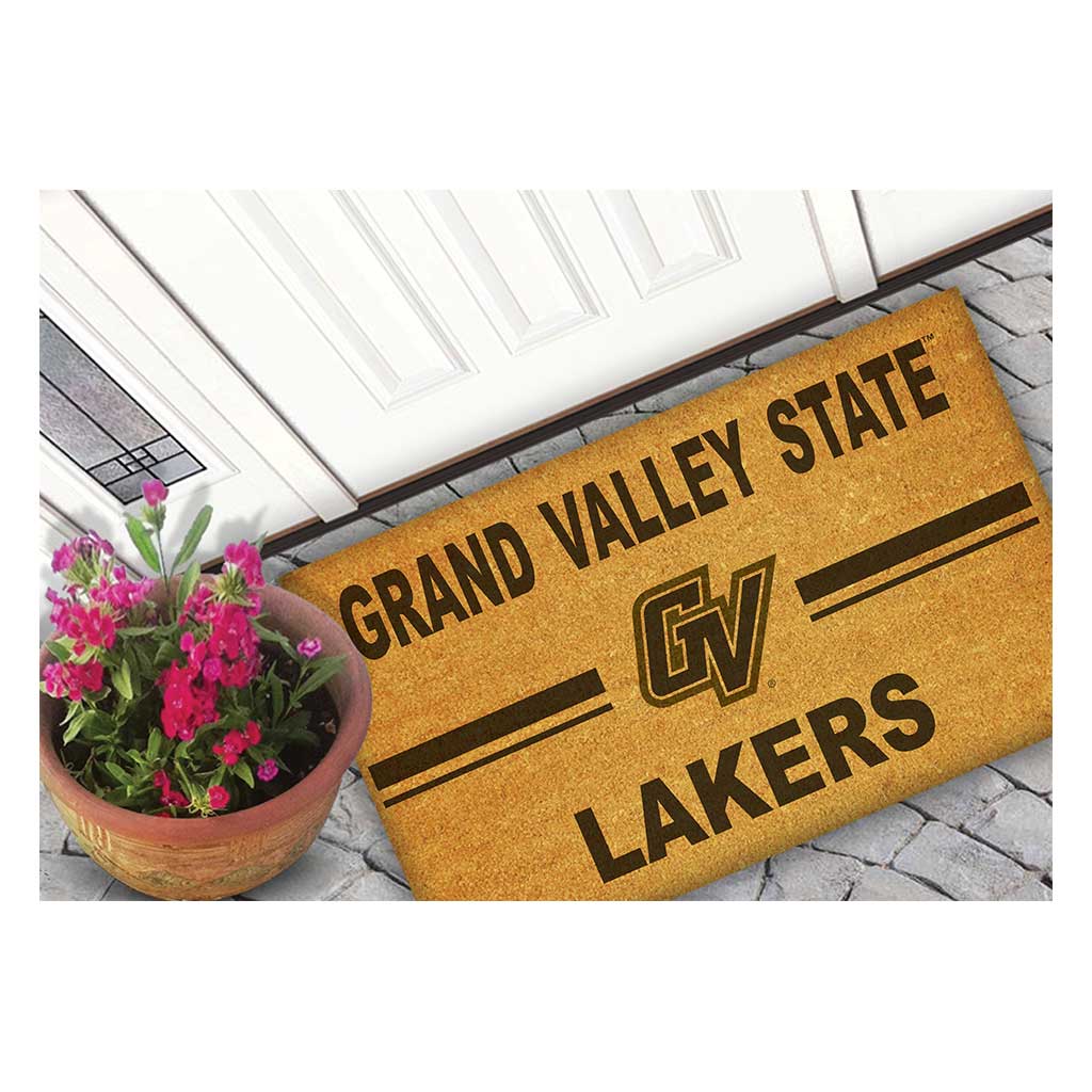 Team Coir Doormat Team Logo Grand Valley State Lakers