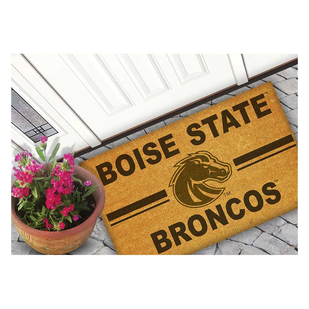 Team Coir Doormat Team Logo Boise State Broncos