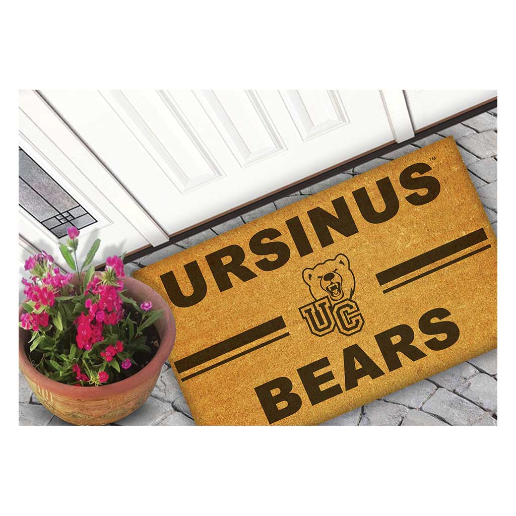Team Coir Doormat Team Logo Ursinus College Bears