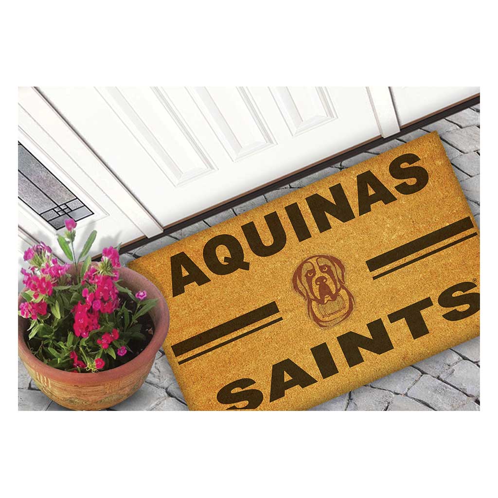 Team Coir Doormat Team Logo Aquinas College Saints
