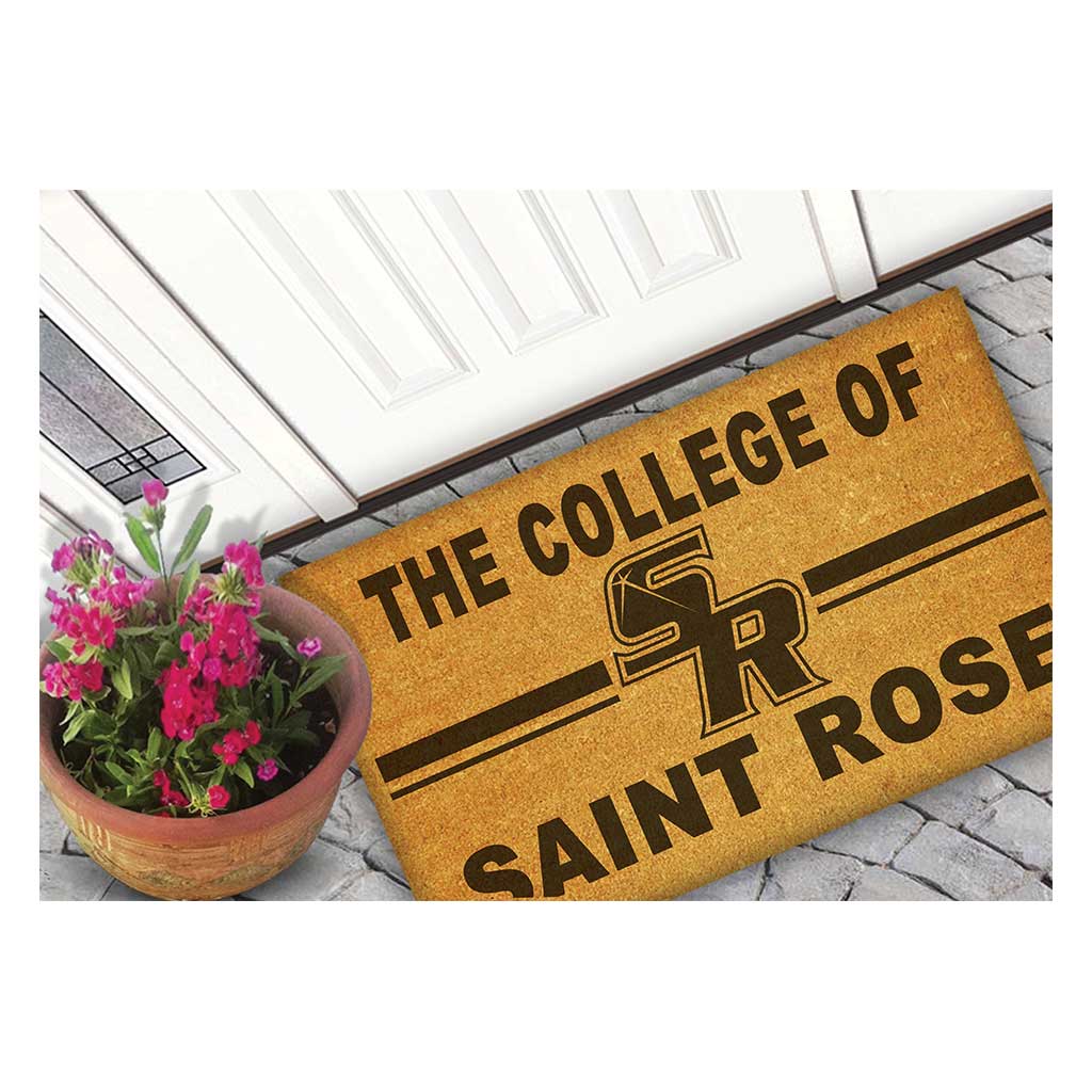 Team Coir Doormat Team Logo The College of Saint Rose Golden Knights