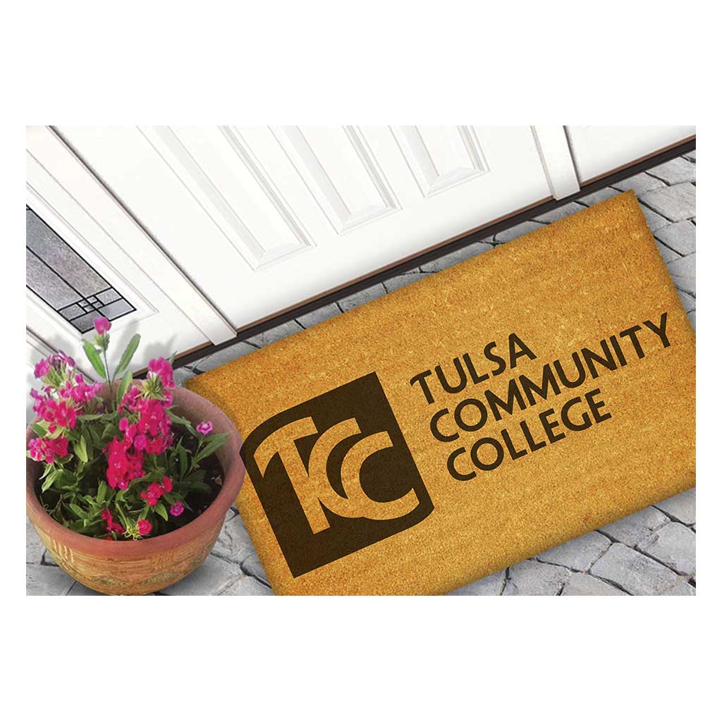 Team Coir Doormat Team Logo Tulsa Community College