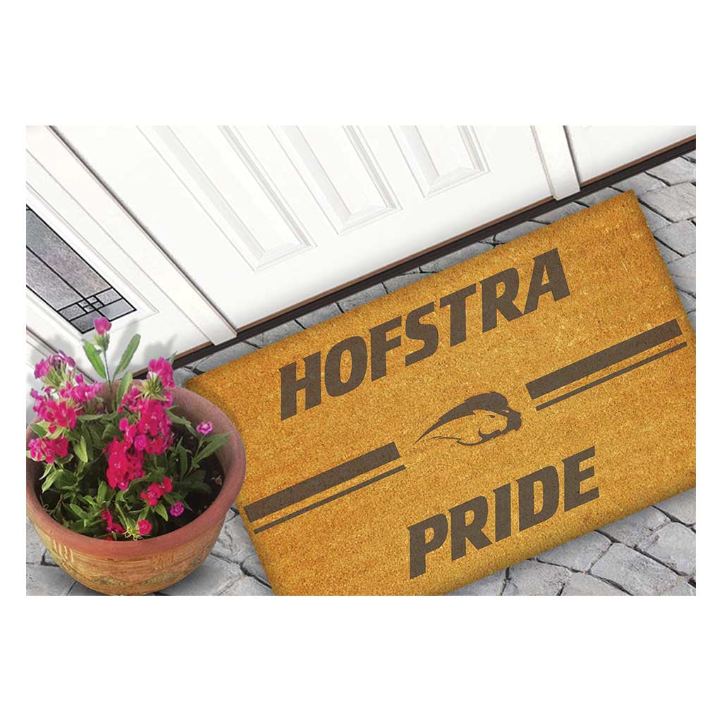 Team Coir Doormat Team Logo Hofstra Pride