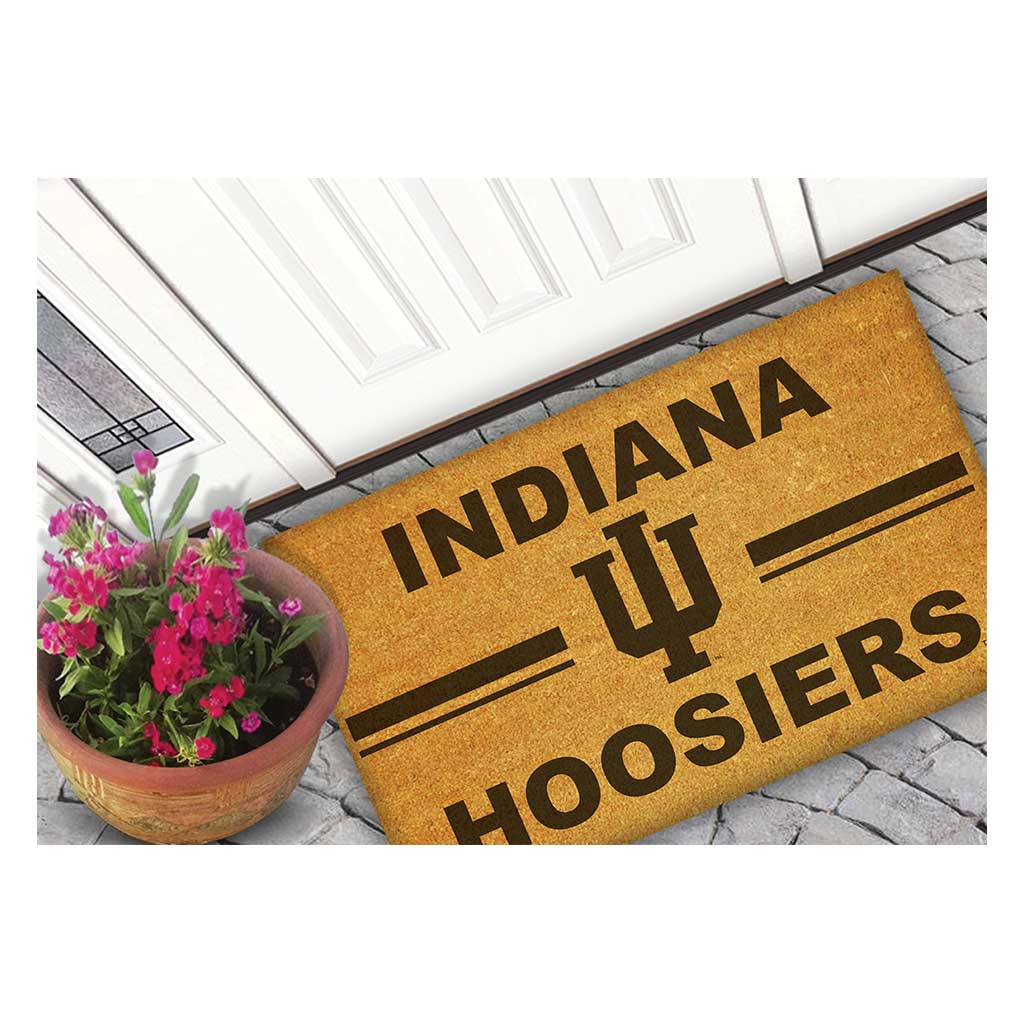 Team Coir Doormat Team Logo Indiana Hoosiers