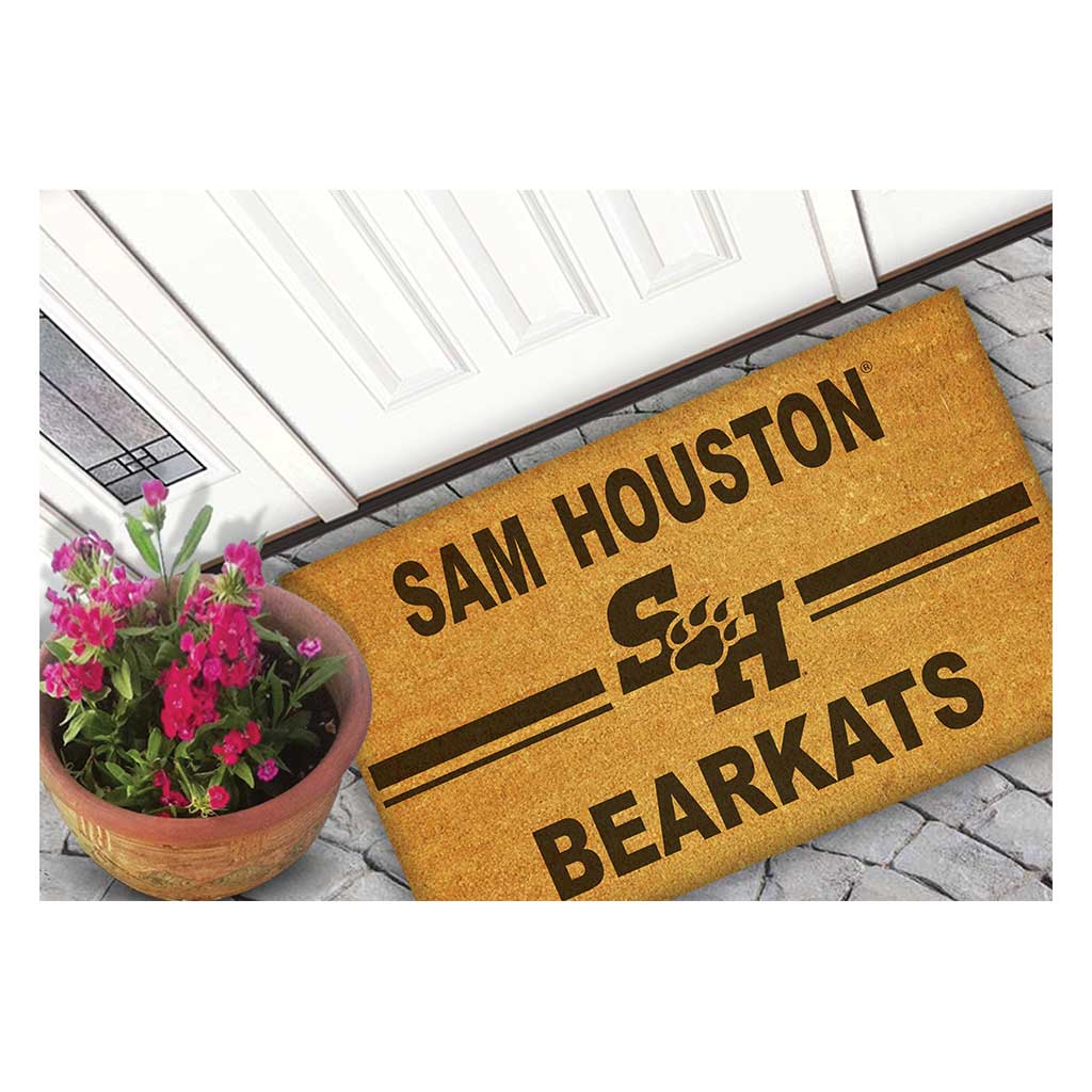 Team Coir Doormat Team Logo Sam Houston State Bearkats