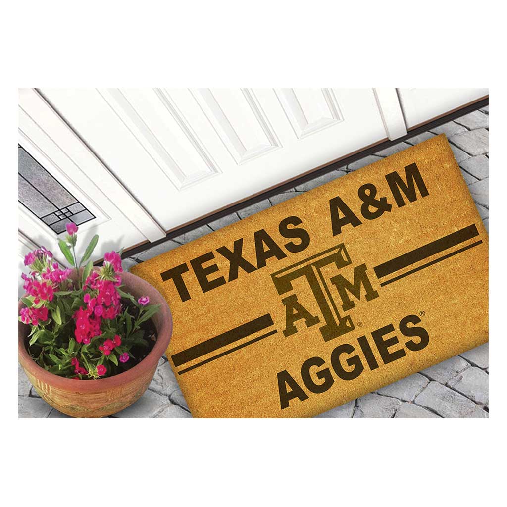 Team Coir Doormat Team Logo Texas A&M Aggies