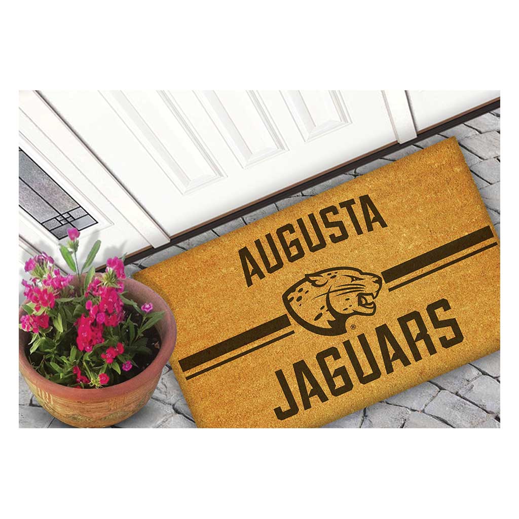 Team Coir Doormat Team Logo Augusta University Jaguars