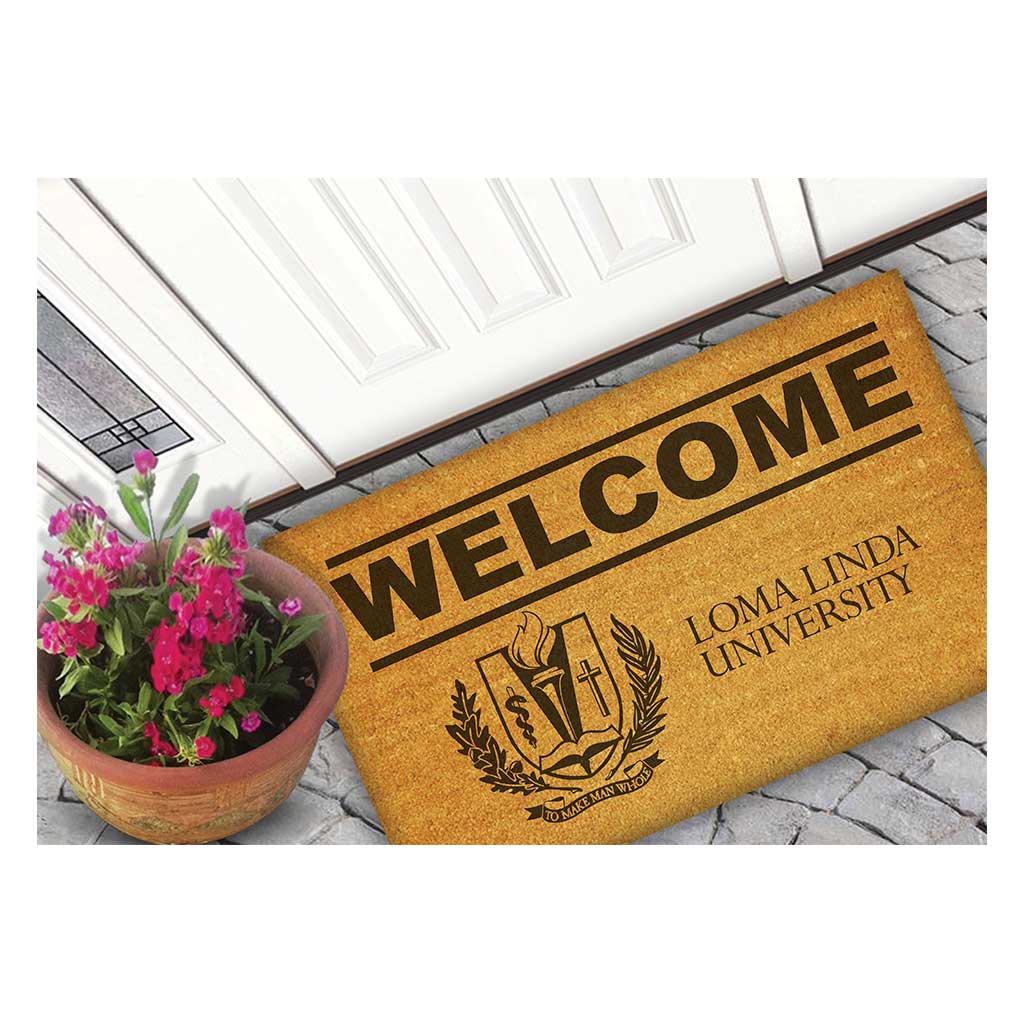 Team Coir Doormat Welcome Loma Linda University