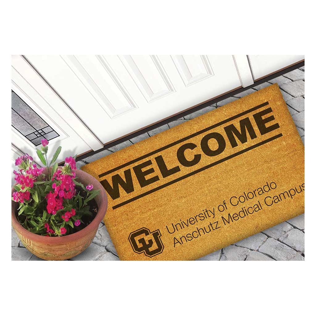 Team Coir Doormat Welcome University of Colorado -  Anschutz Buffalo