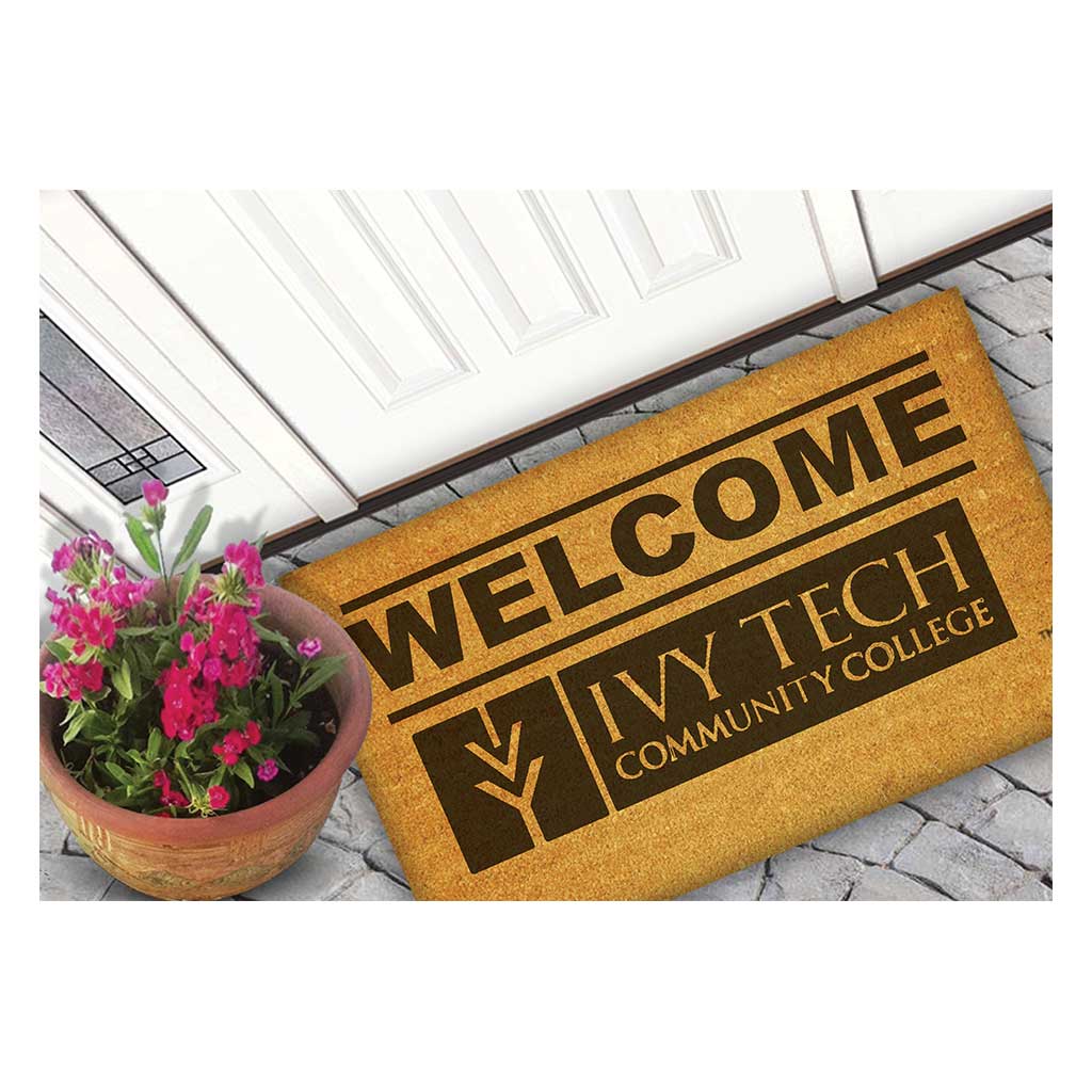 Team Coir Doormat Welcome Ivy Tech Community College of Indiana