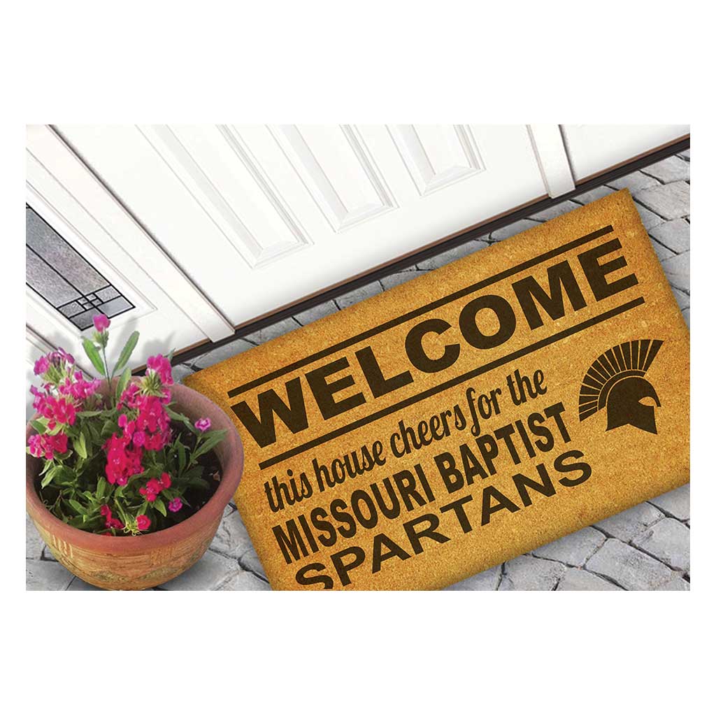Team Coir Doormat Welcome Missouri Baptist Spartans
