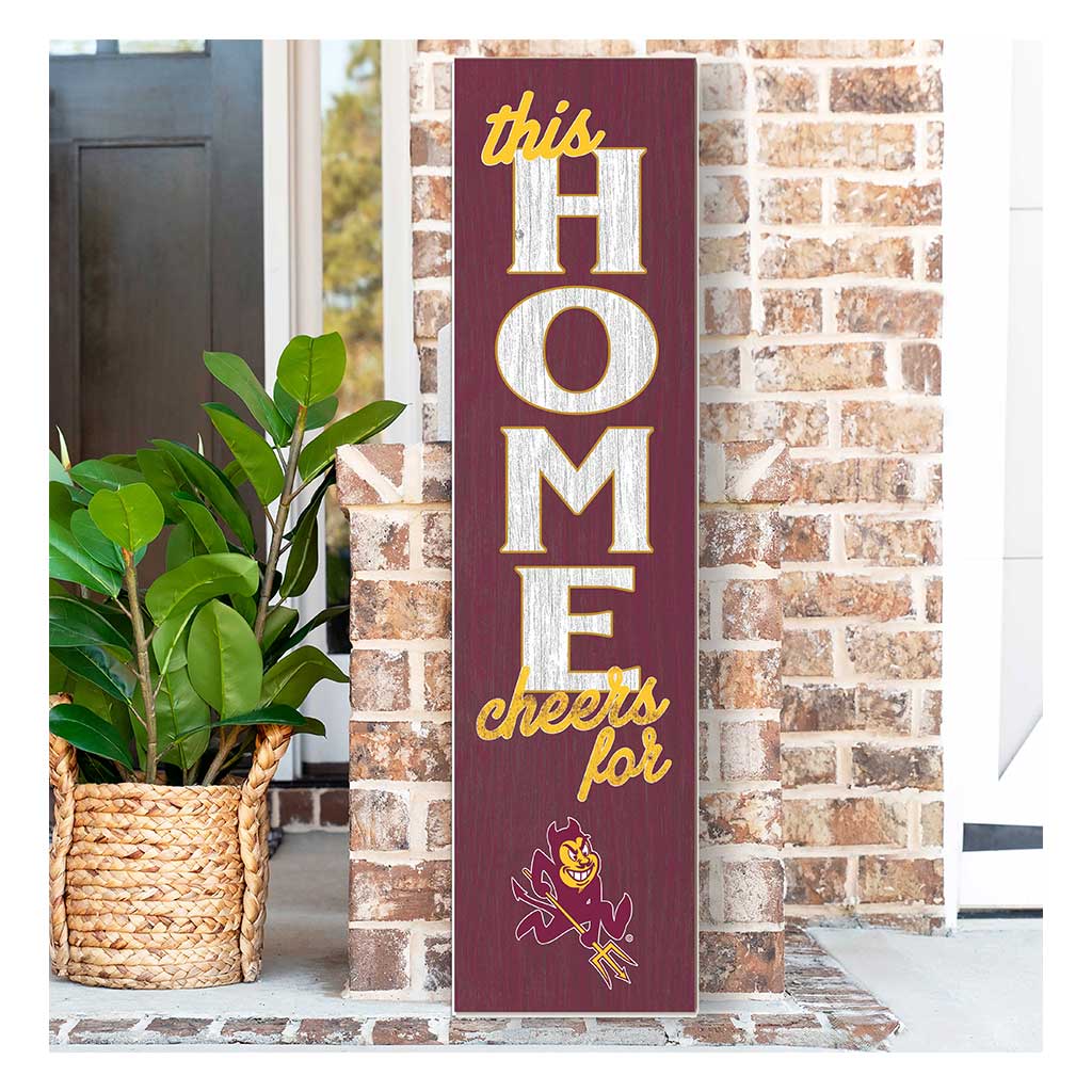 11x46 Leaning Sign This Home Arizona State Sun Devils