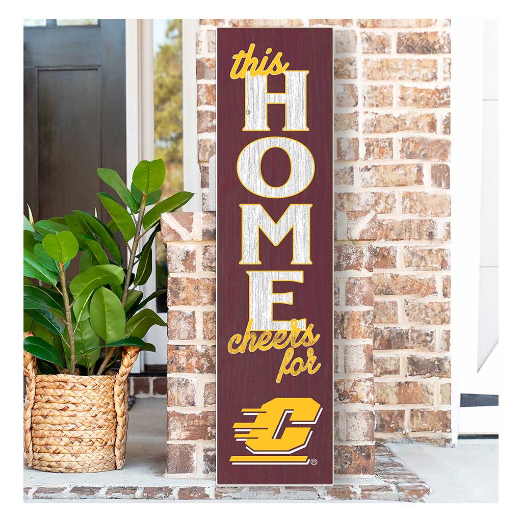 11x46 Leaning Sign This Home Central Michigan Chippewas
