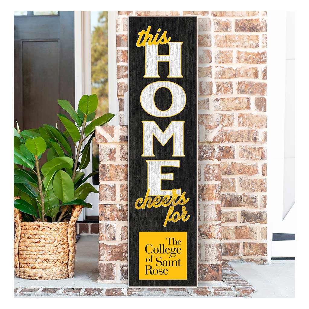 11x46 Leaning Sign This Home The College of Saint Rose Golden Knights