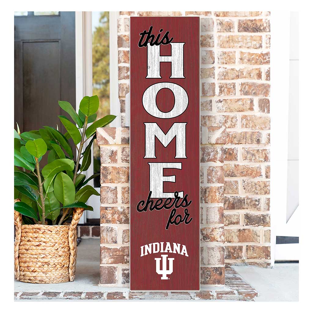 11x46 Leaning Sign This Home Indiana Hoosiers