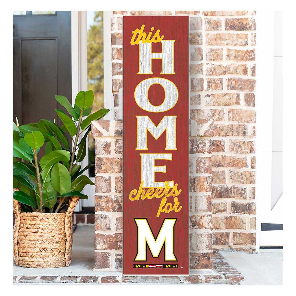 11x46 Leaning Sign This Home Maryland Terrapins