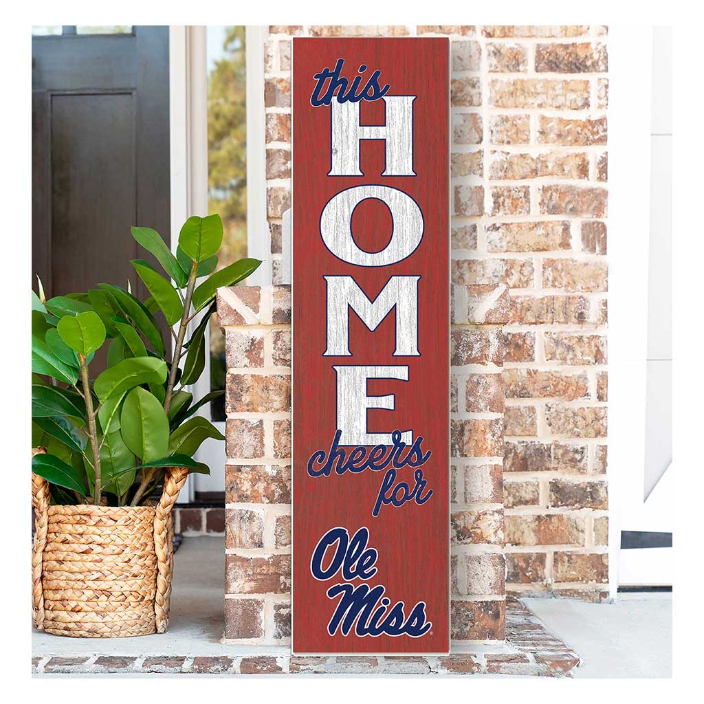11x46 Leaning Sign This Home Mississippi Rebels