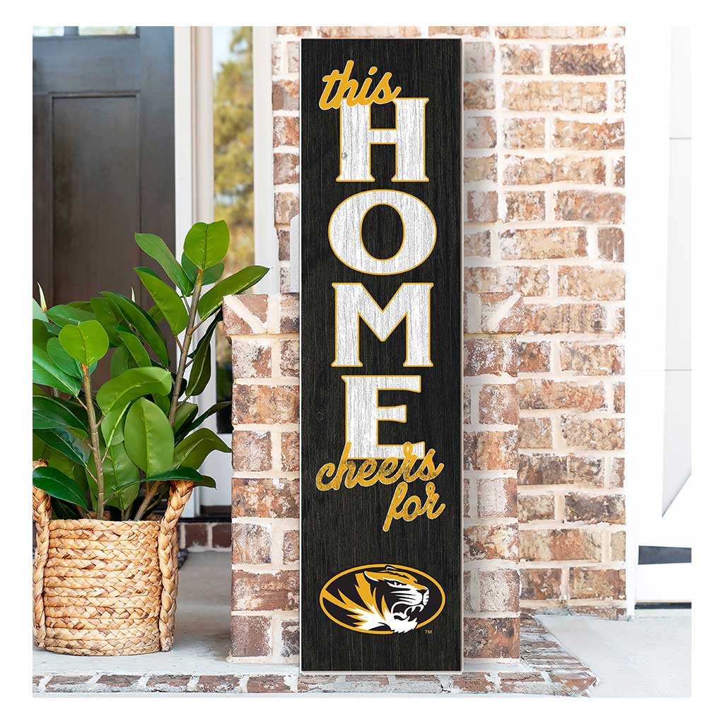 11x46 Leaning Sign This Home Missouri Tigers