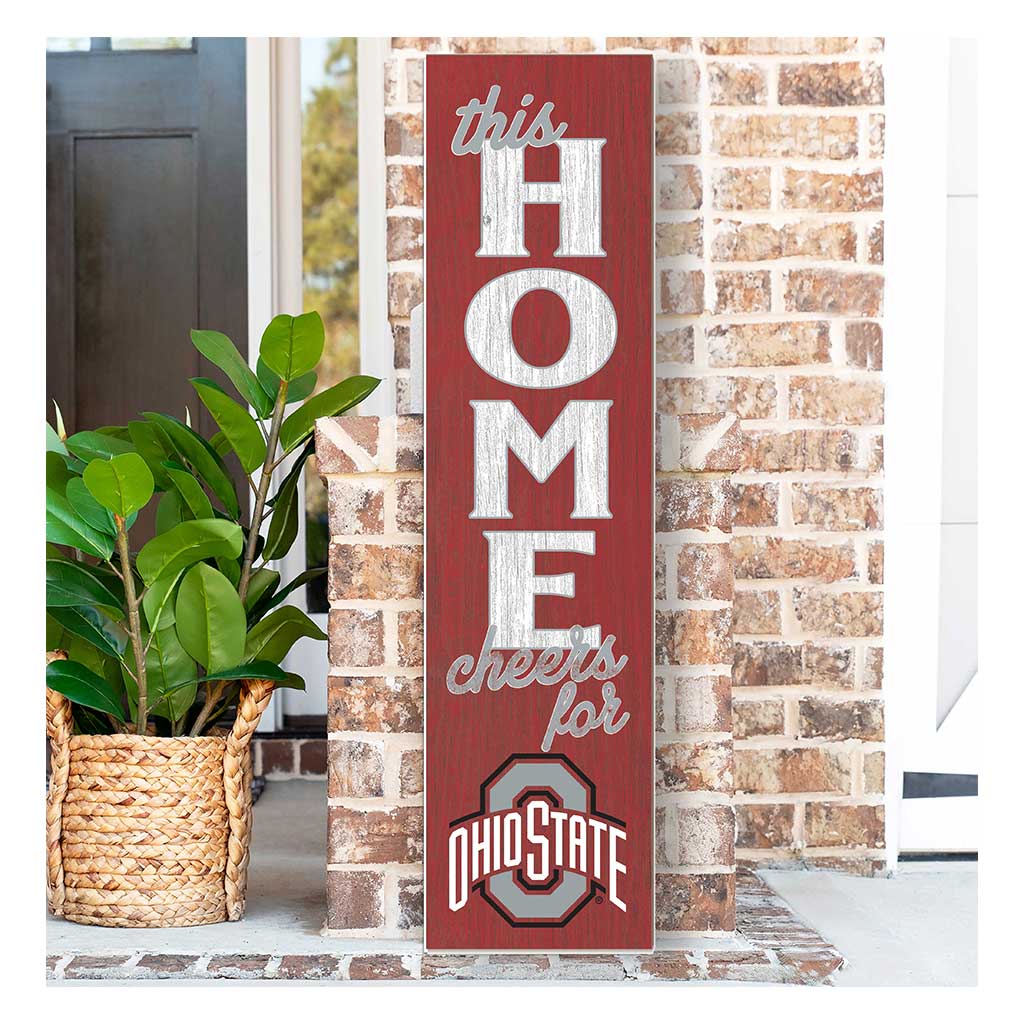 11x46 Leaning Sign This Home Ohio State Buckeyes