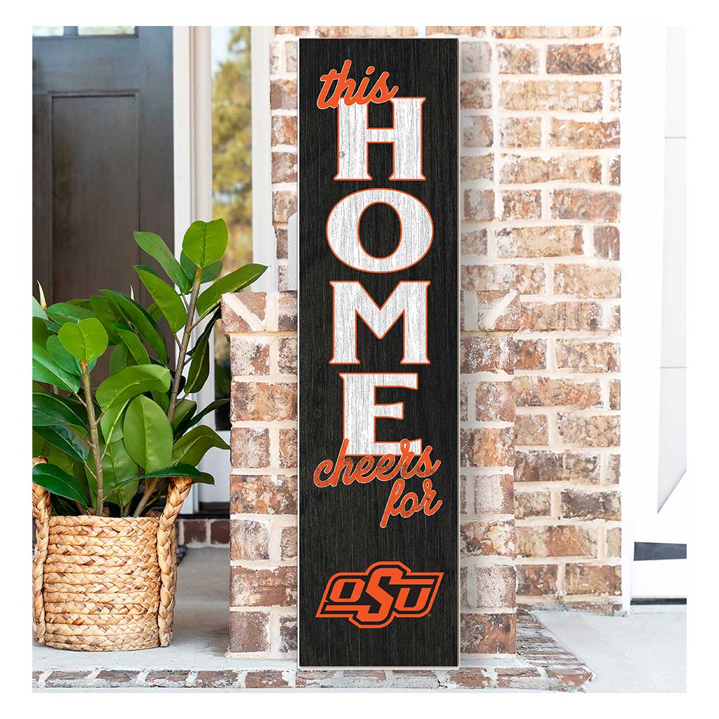 11x46 Leaning Sign This Home Oklahoma State Cowboys