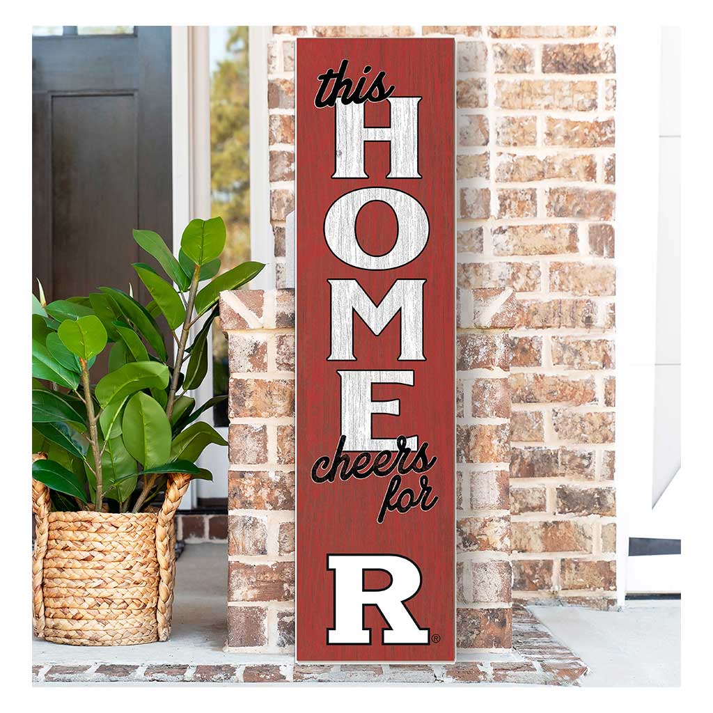 11x46 Leaning Sign This Home Rutgers Scarlet Knights