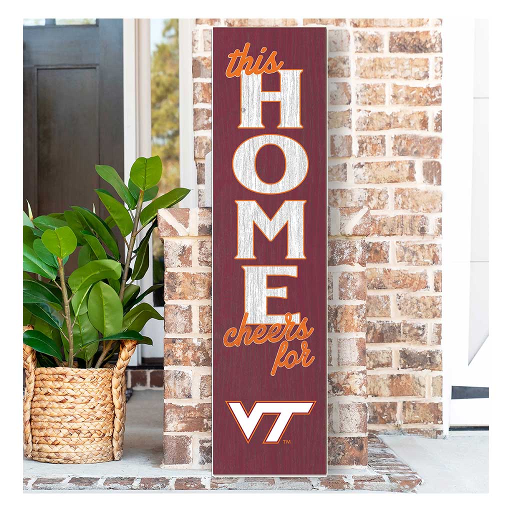 11x46 Leaning Sign This Home Virginia Tech Hokies