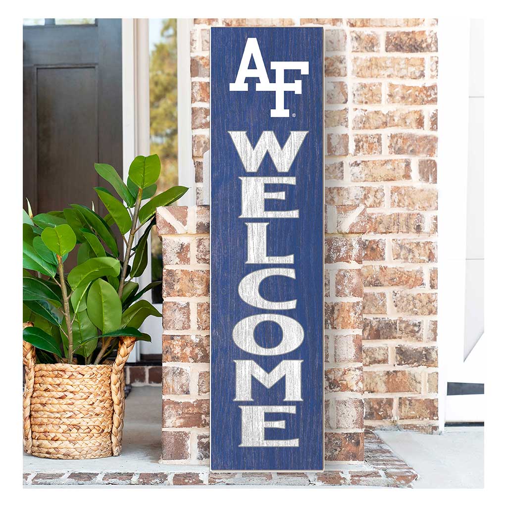 11x46 Leaning Sign Welcome Air Force Academy Falcons