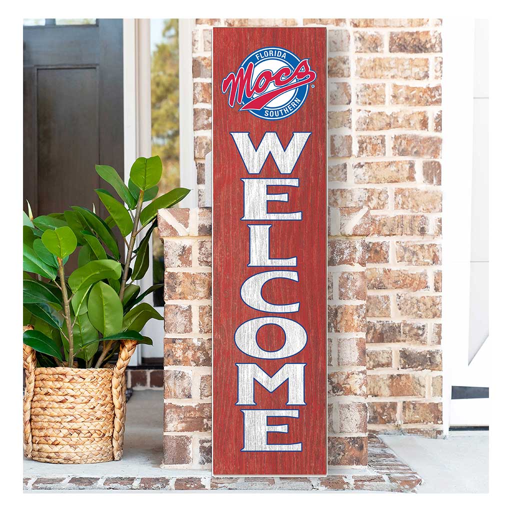 11x46 Leaning Sign Welcome Florida Southern College Moccasins