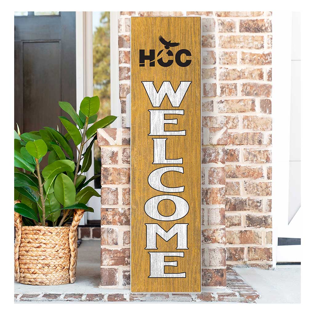 11x46 Leaning Sign Welcome Houston Community College Eagles
