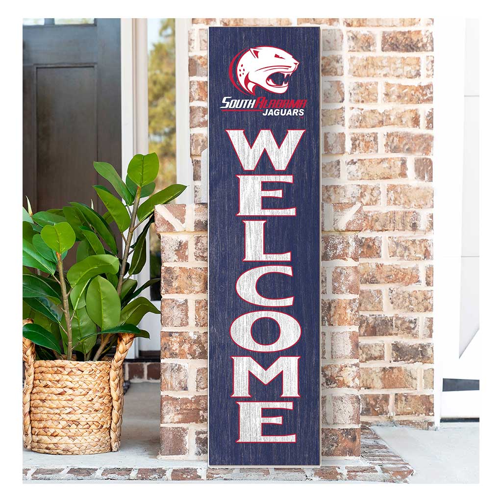 11x46 Leaning Sign Welcome University of Southern Alabama Jaguars
