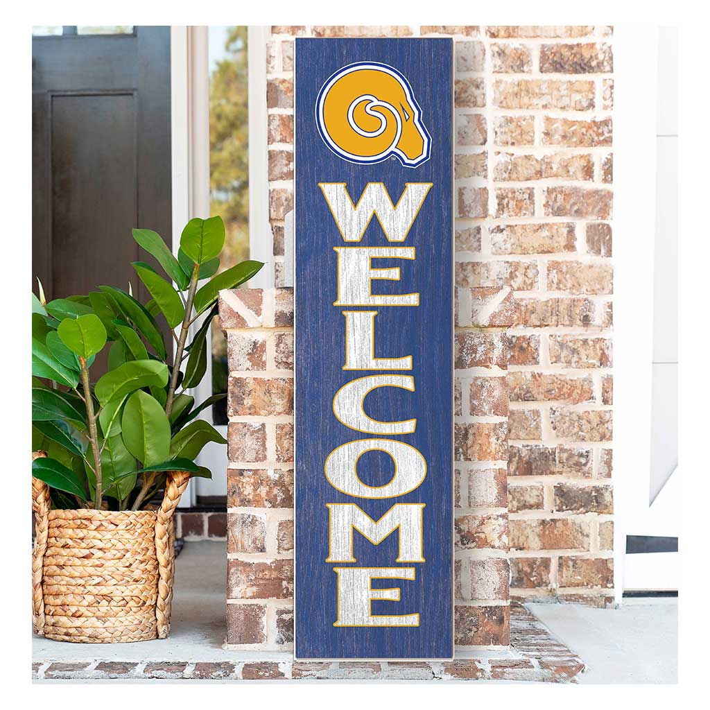 11x46 Leaning Sign Welcome Albany State University Golden Rams