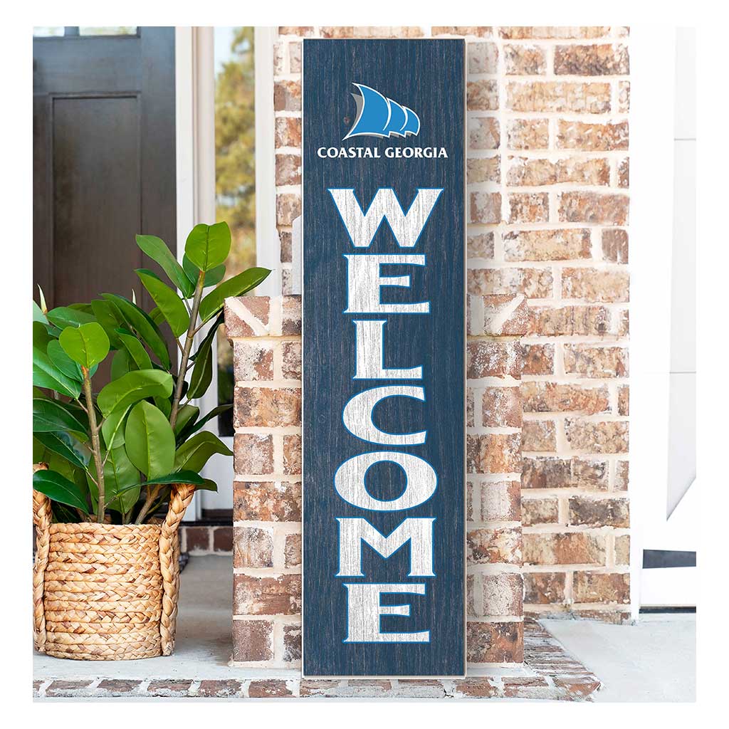 11x46 Leaning Sign Welcome College of Coastal Georgia Mariners
