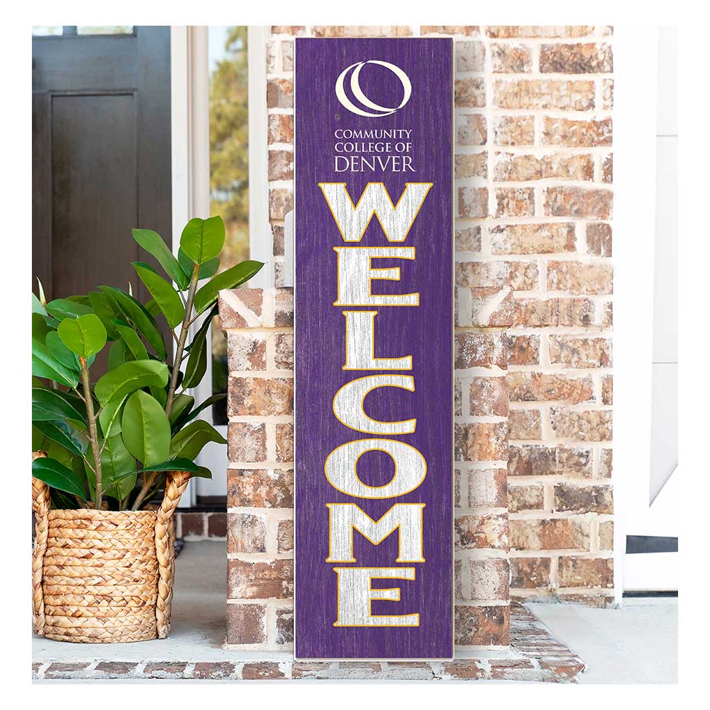 11x46 Leaning Sign Welcome Community College of Denver