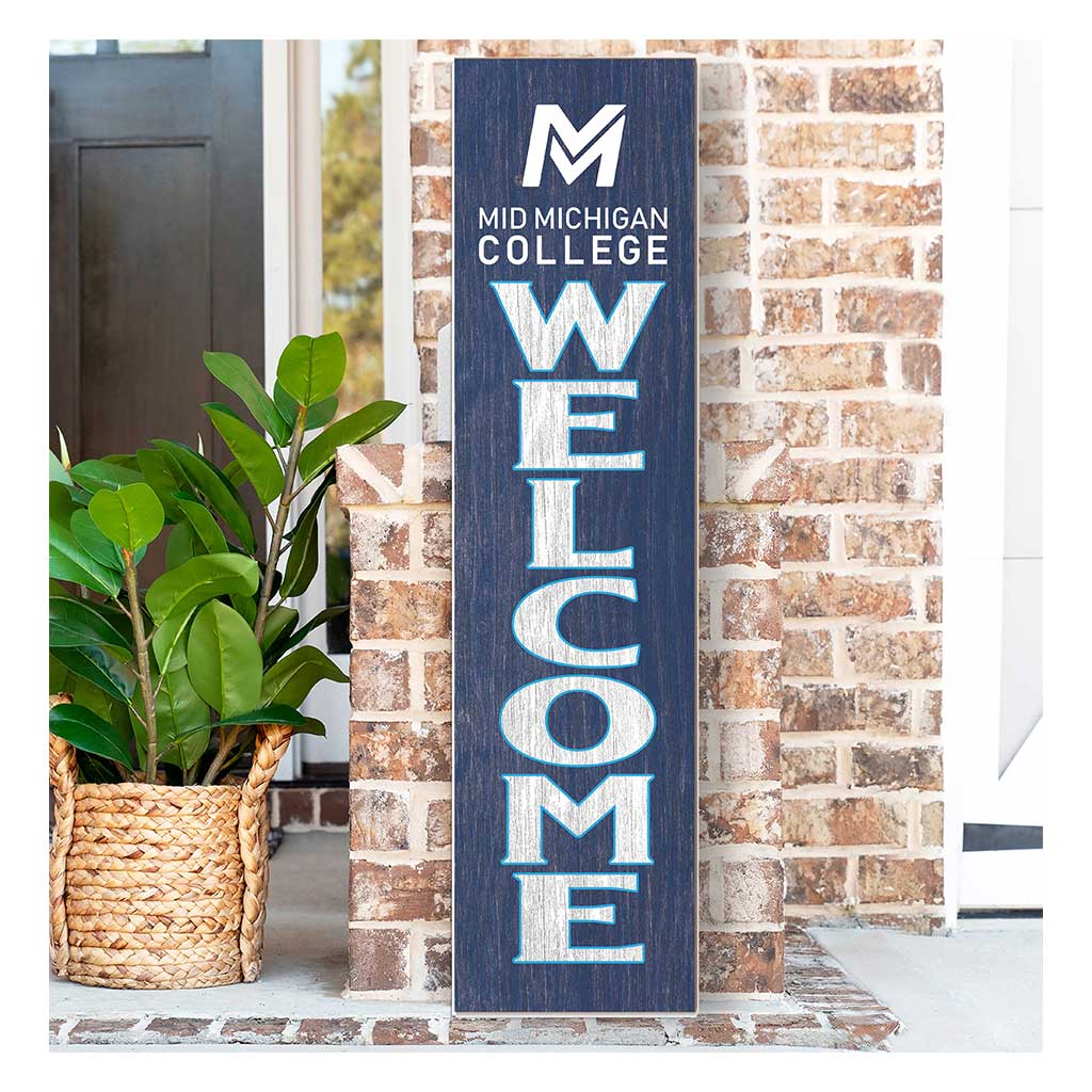 11x46 Leaning Sign Welcome Mid Michigan College