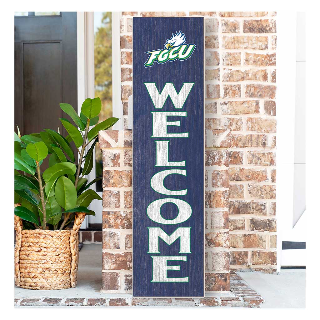 11x46 Leaning Sign Welcome Florida Gulf Coast Eagles
