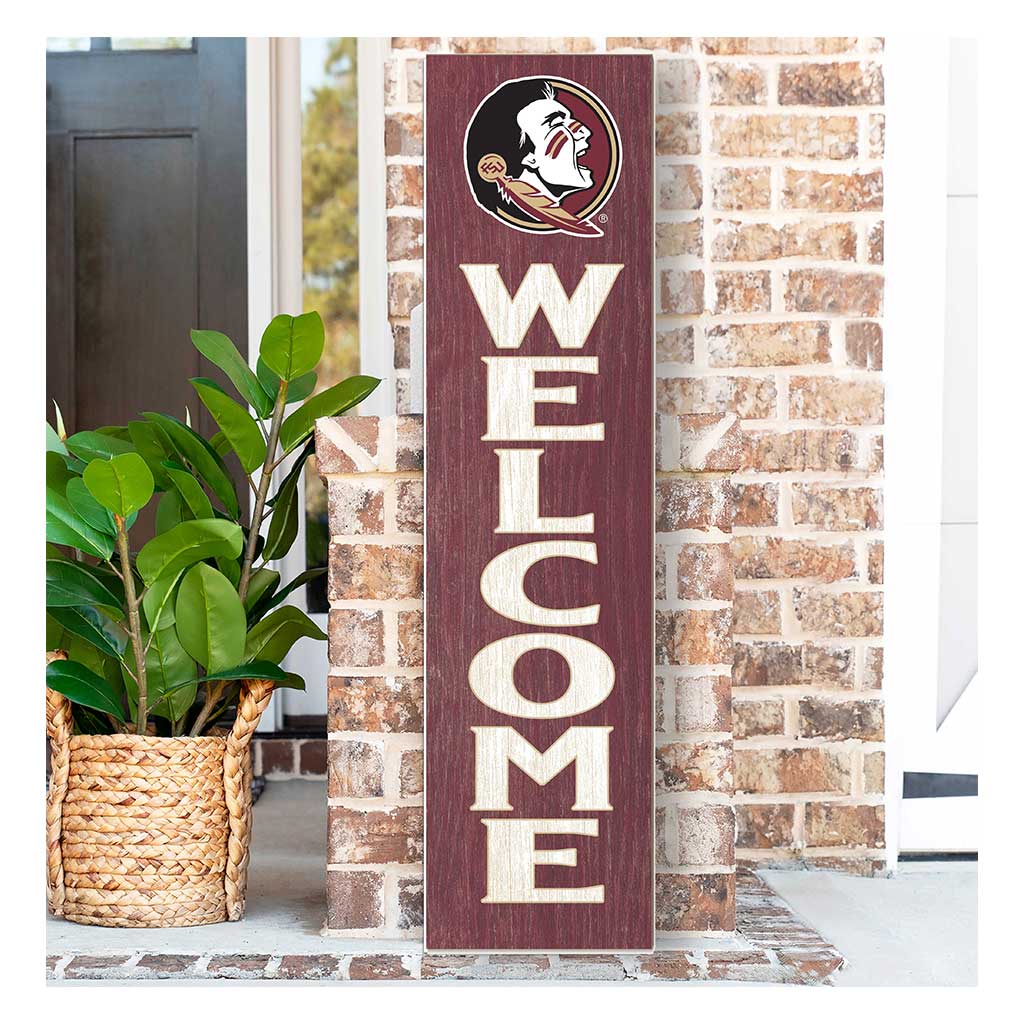 11x46 Leaning Sign Welcome Florida State Seminoles