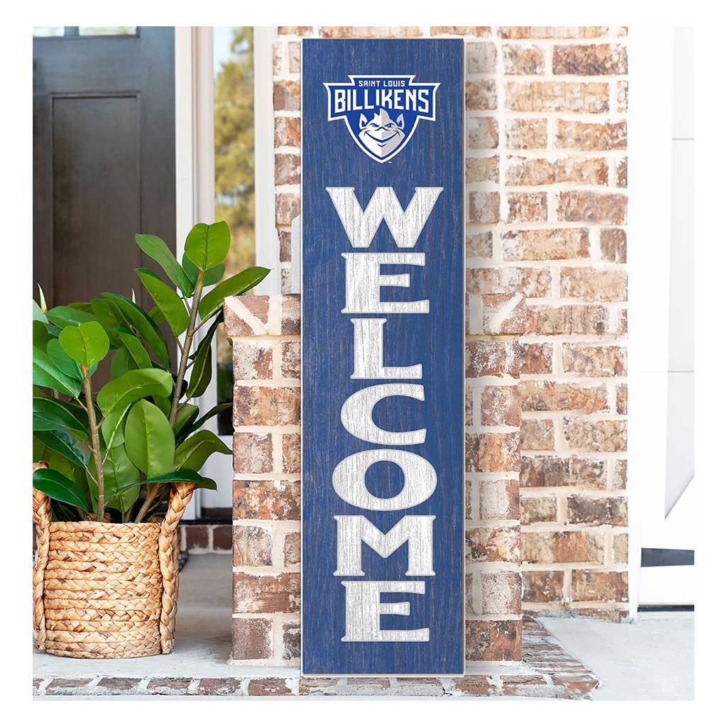 11x46 Leaning Sign Welcome Saint Louis Billikens
