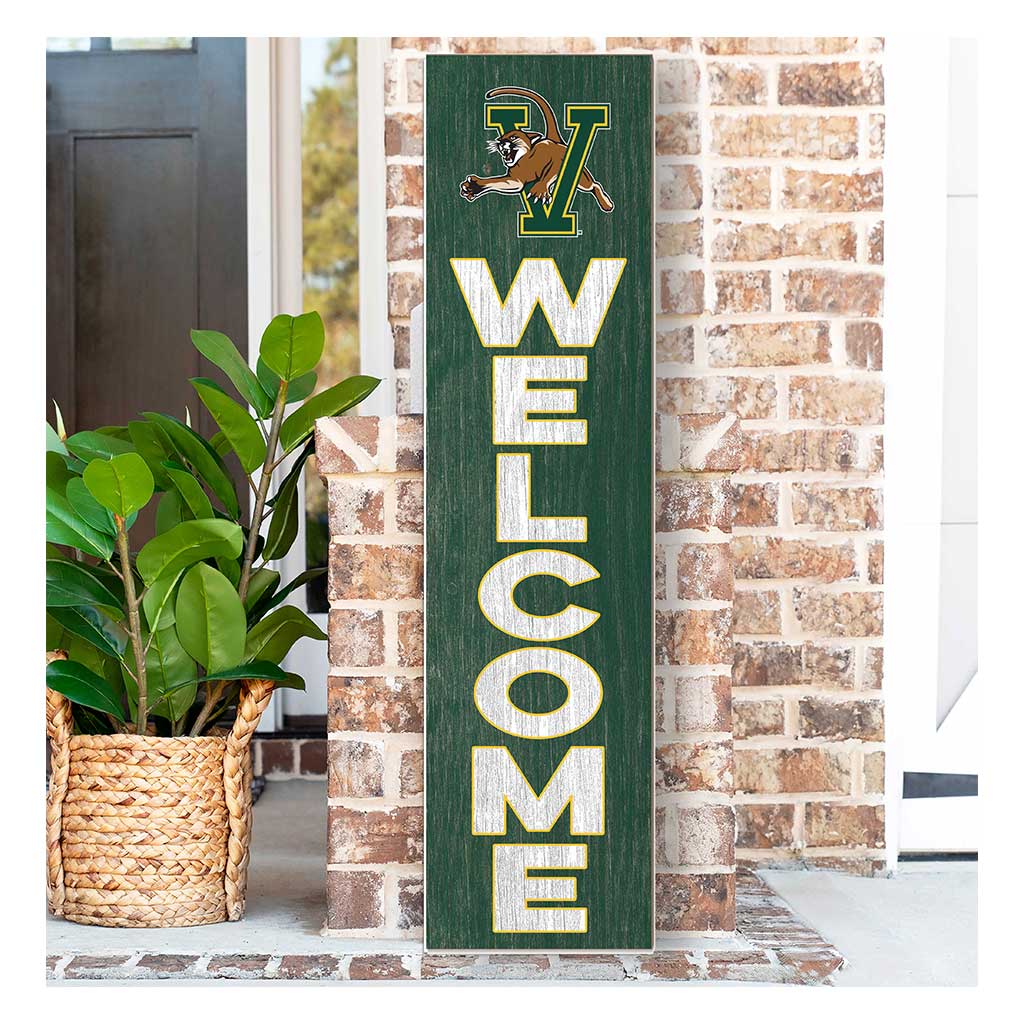 11x46 Leaning Sign Welcome Vermont Catamounts