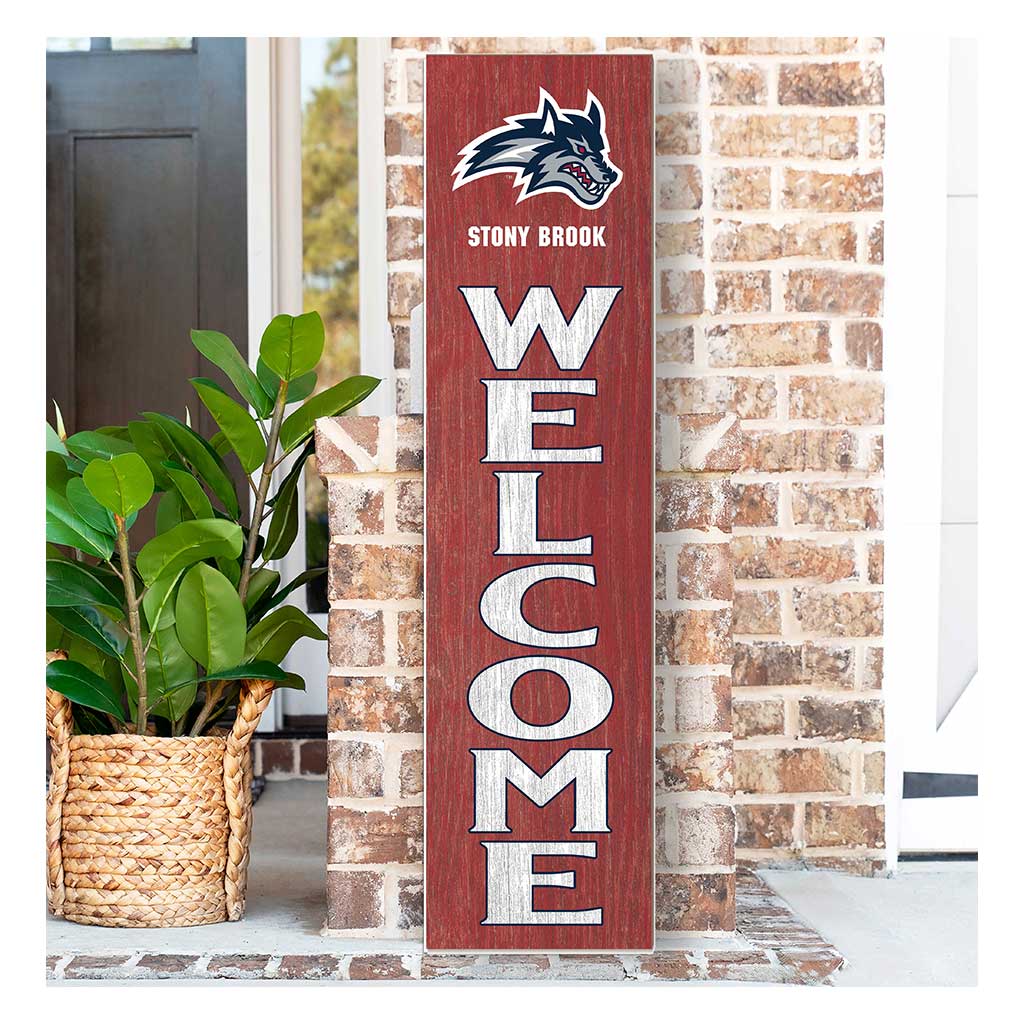 11x46 Leaning Sign Welcome Stony Brook Seawolves