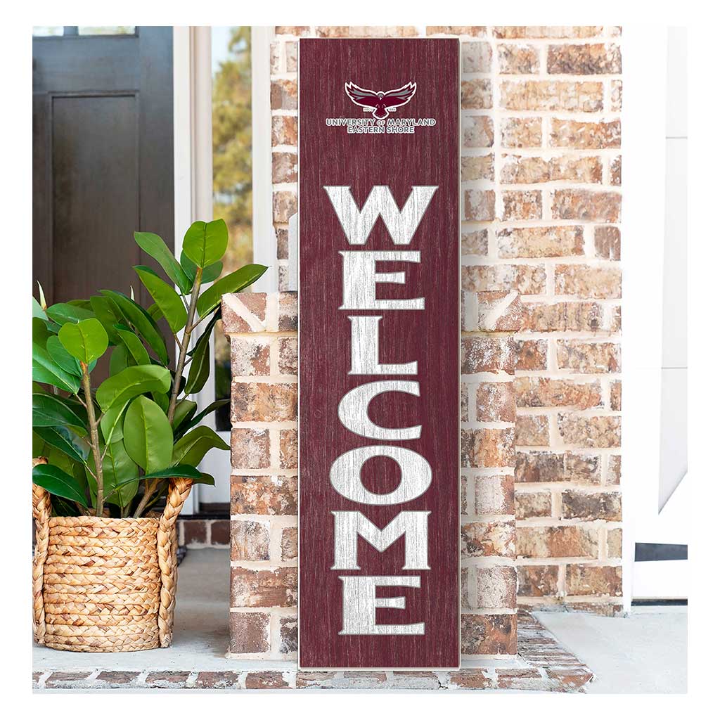 11x46 Leaning Sign Welcome Maryland - Eastern Shore Hawks