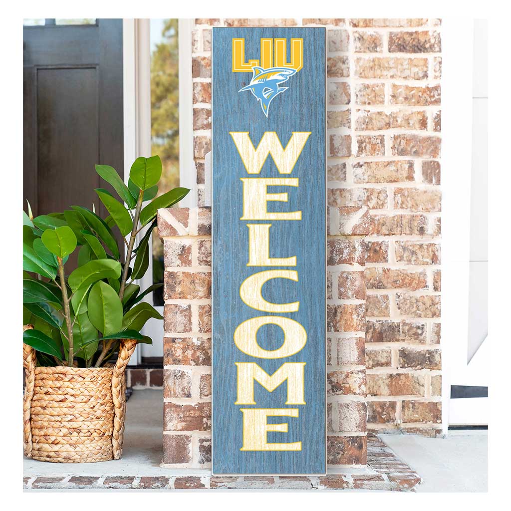 11x46 Leaning Sign Welcome Long Island University Sharks