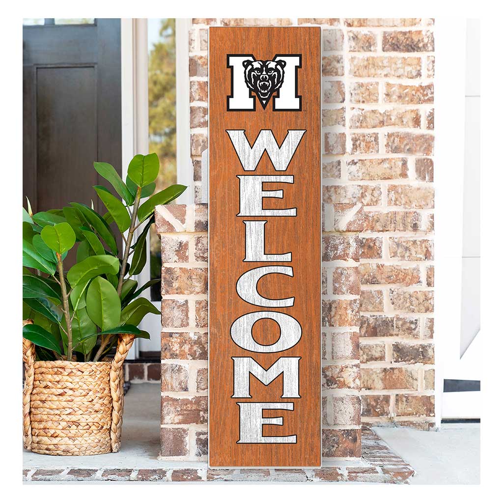 11x46 Leaning Sign Welcome Mercer Bears