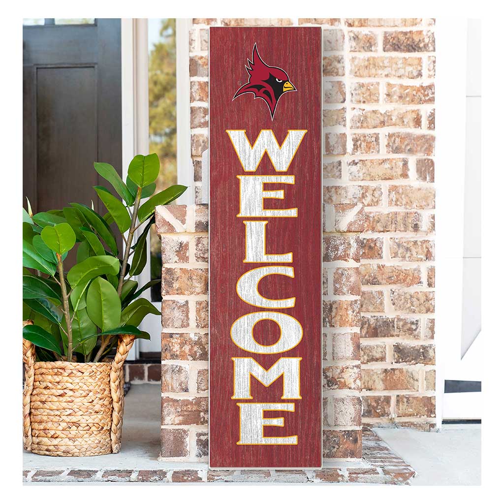 11x46 Leaning Sign Welcome St. John Fisher College Cardinals