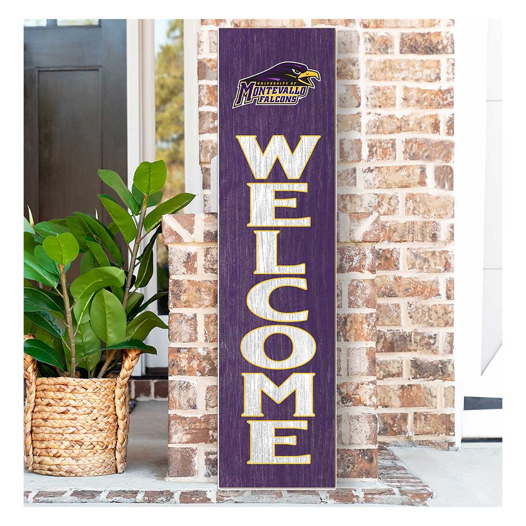 11x46 Leaning Sign Welcome University of Montevallo Falcons