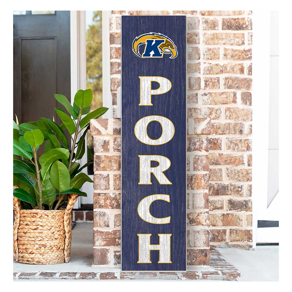 11x46 Leaning Sign Porch Kent State Golden Flashes