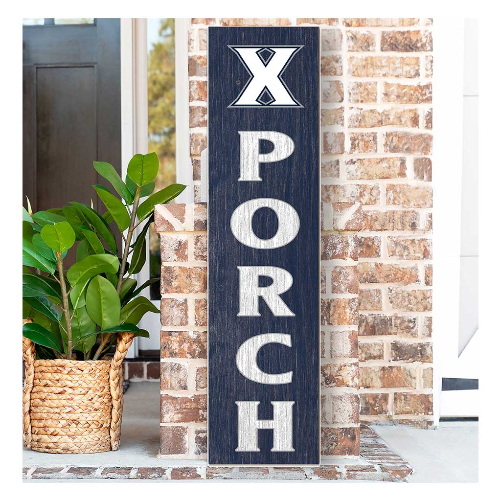11x46 Leaning Sign Porch Xavier Ohio Musketeers