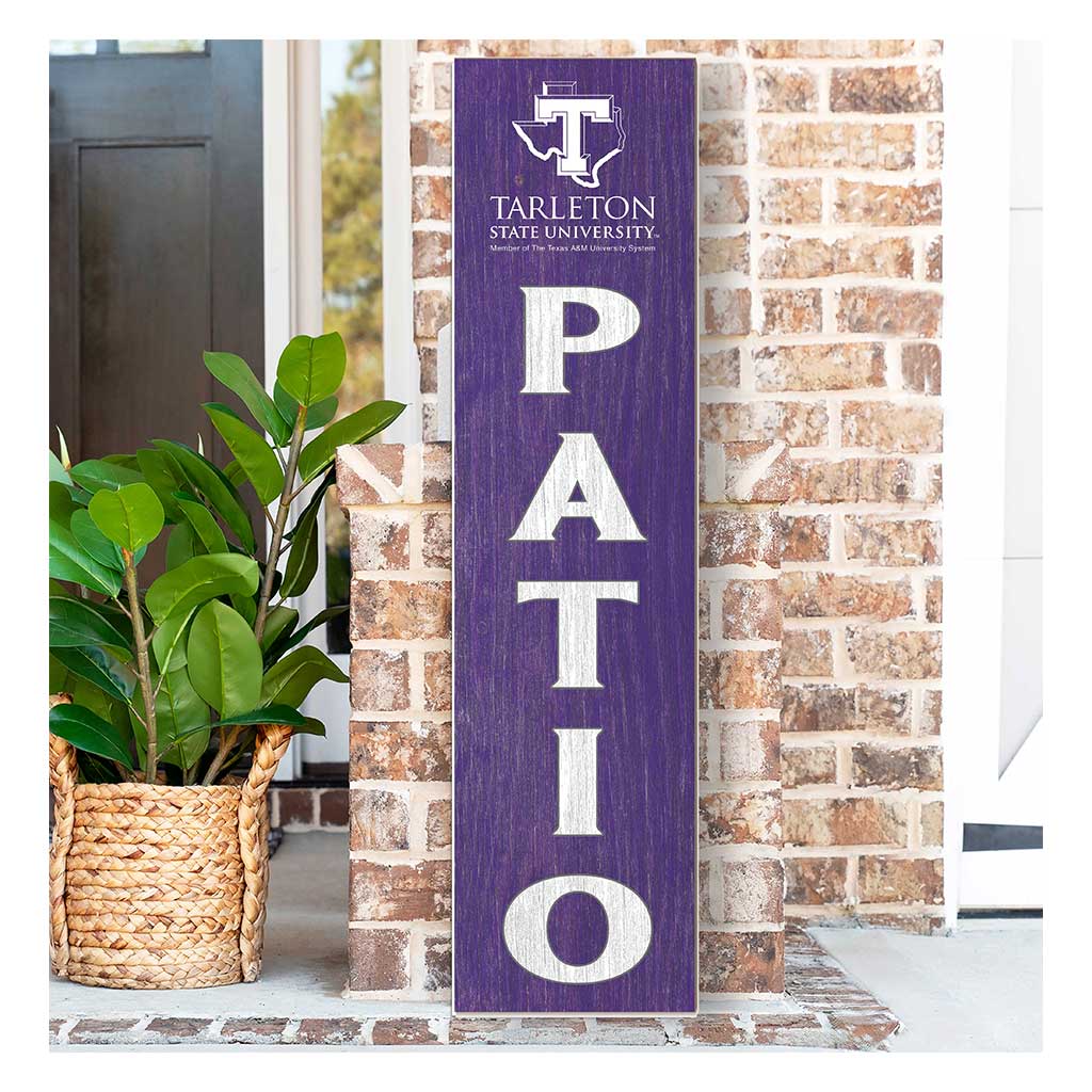11x46 Leaning Sign Patio Tarleton State University Texans
