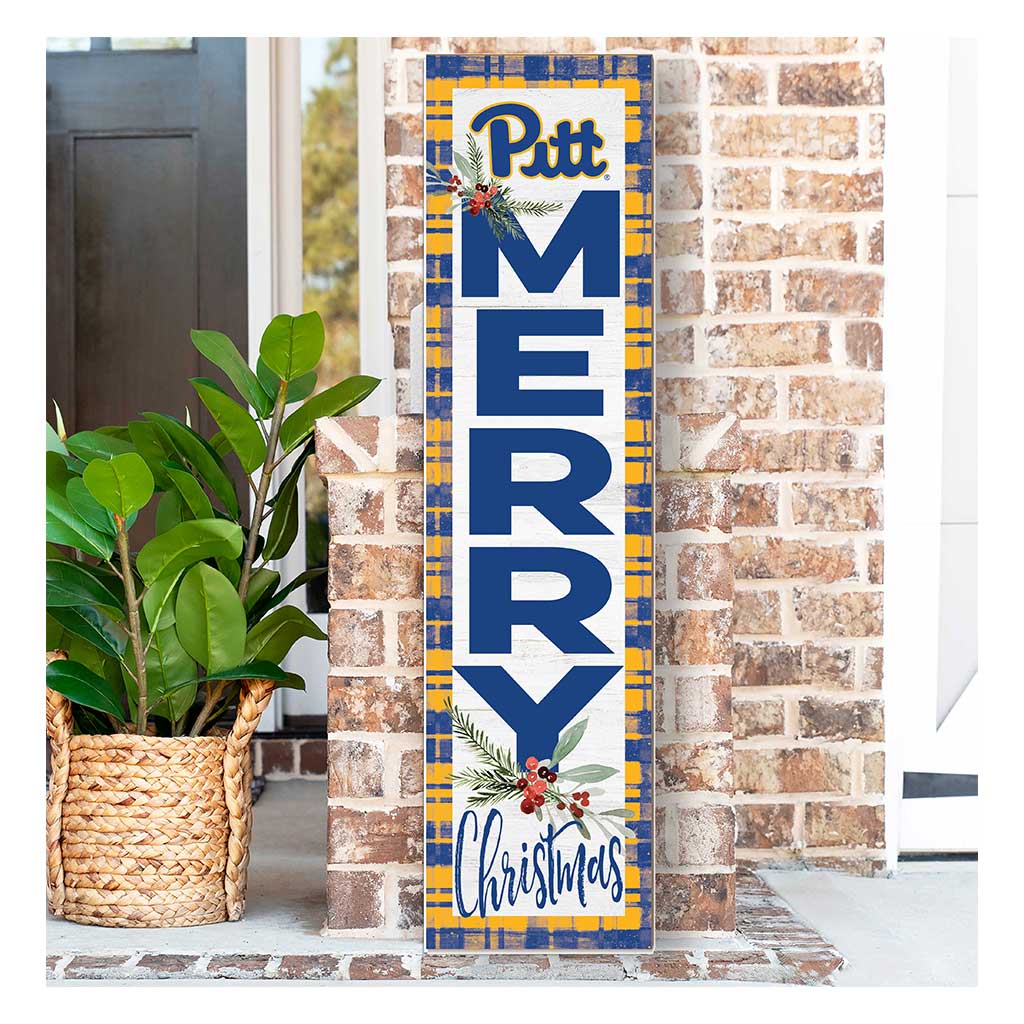 11x46 Merry Christmas Sign Pittsburgh Panthers